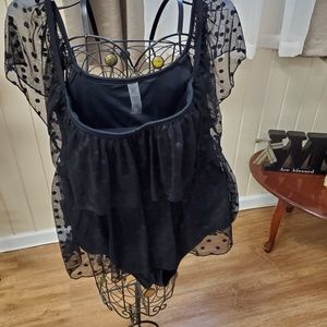 Black lace Bathing Suit